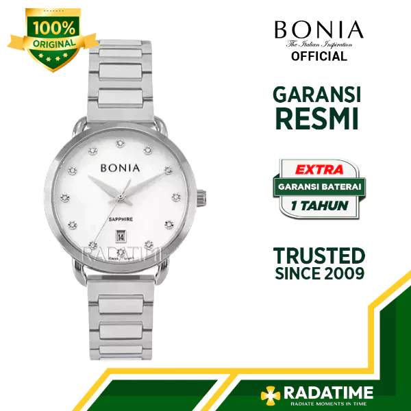 Jam Tangan Wanita Bonia Sapphire 100% Original BNB10495-2357