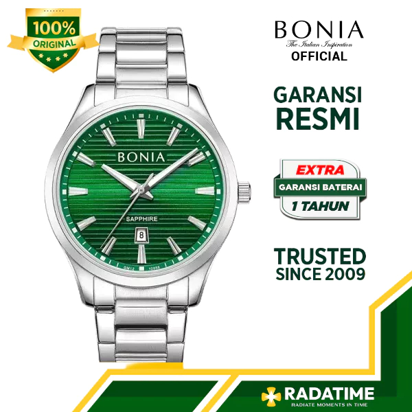 Jam Tangan Pria Bonia Sapphire 100% Original BNB10858-1392
