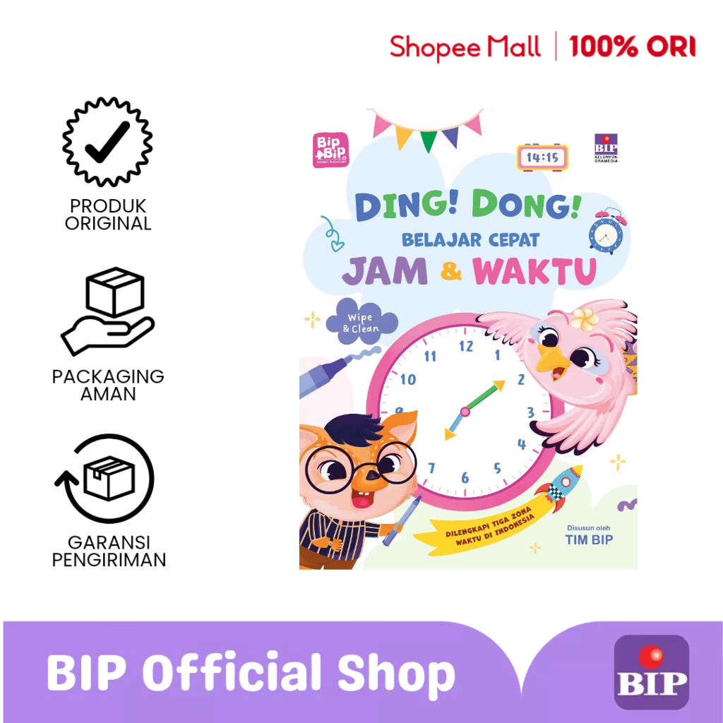 BIP - Ding Dong Belajar Cepat Jam & Waktu