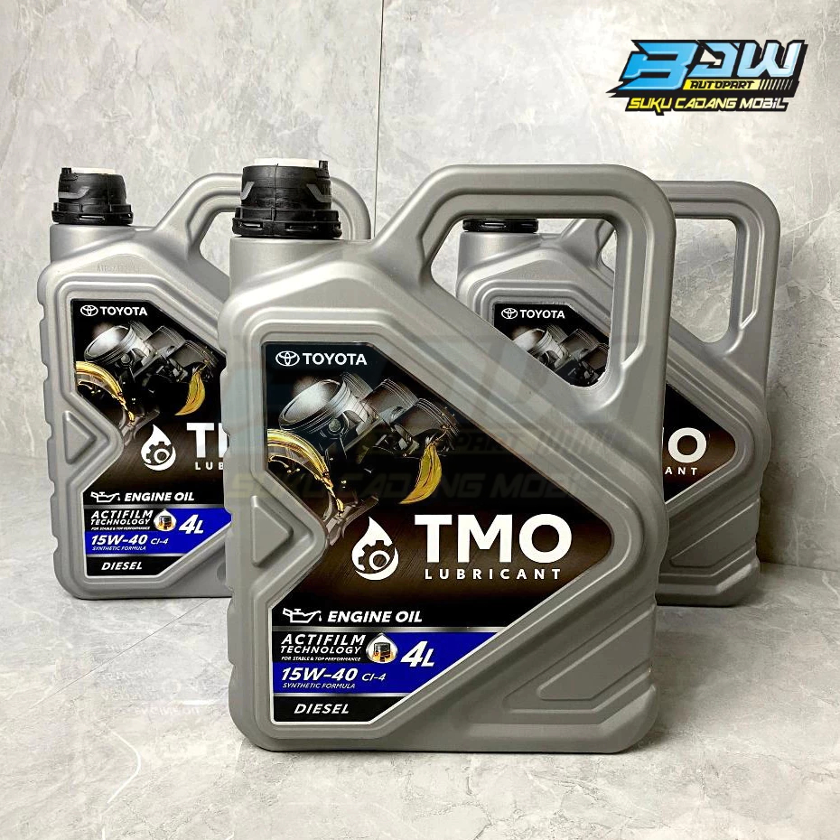 Oli Mesin Diesel Toyota TMO DIESEL SAE 10W - 40 4 Liter Disel synthetic Sintetik Formula