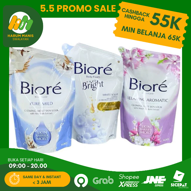 SABUN CAIR BIORE 400ML