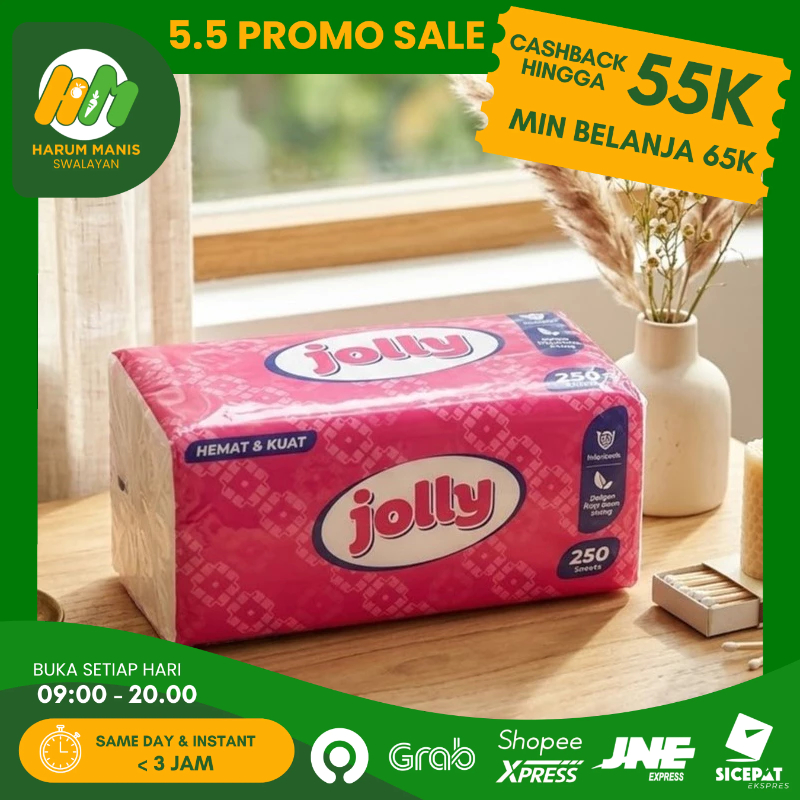 TISU JOLLY / TISU JOLLY 250 / JOLLY TISU 250S / TISU WAJAH JOLLY