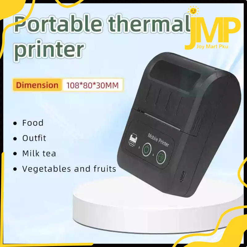 JMP - PRINTER KASIR 58mm Printer Thermal alat print resi support Android/ios/Windows Bluetooth +USB