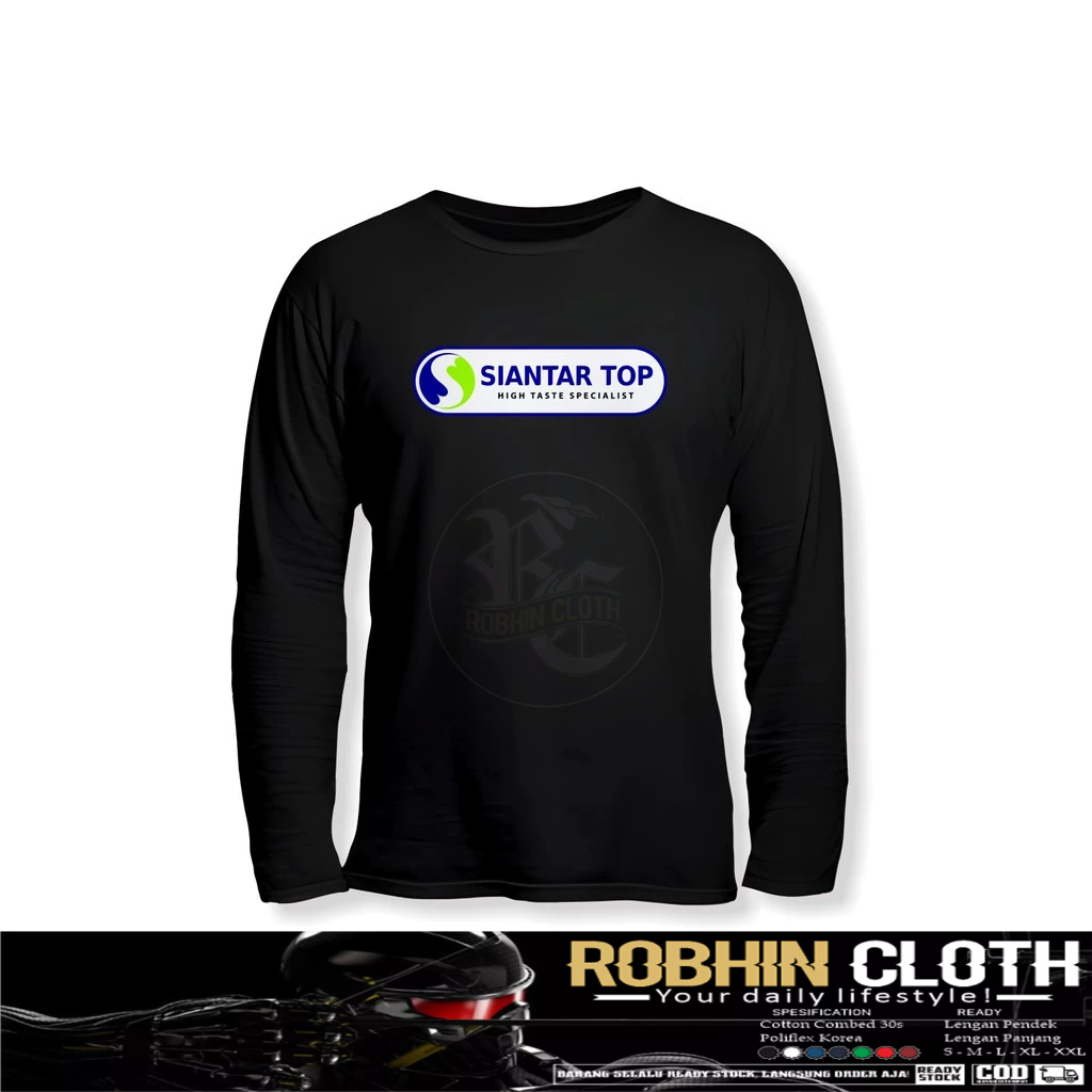 Kaos Baju Siantar Top Logo Lengan Panjang Baju Perusahaan