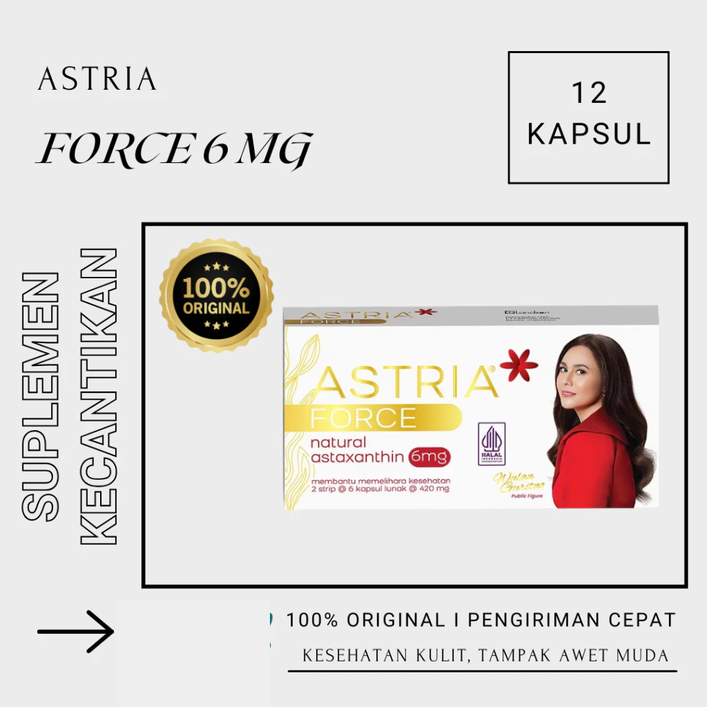 ASTRIA FORCE ASTAXANTHIN 6MG