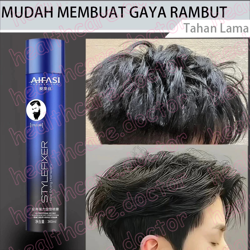 Spray Rambut Hair Styling Untuk Pria Hair Sprey Rambut Styling Rambut Volume Anti Lepek Parfum Rambu