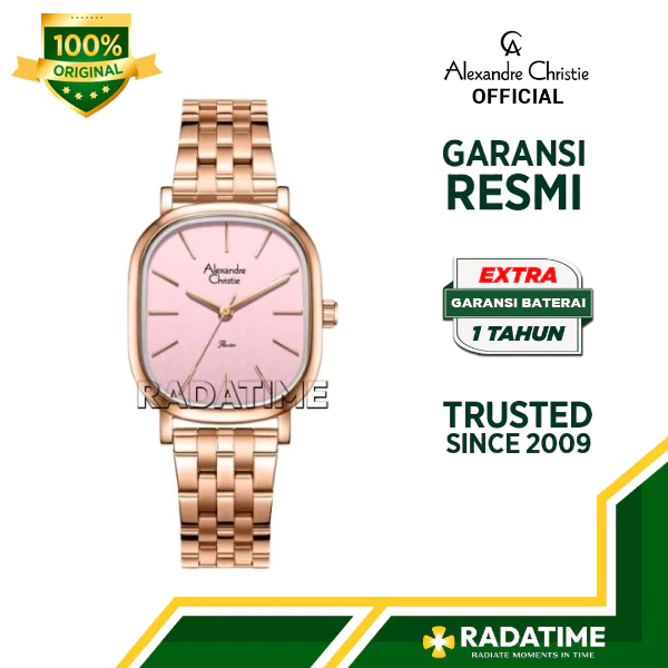 Jam Tangan Wanita Alexandre Christie 2B89 LHBRGPN Passion 100% Original