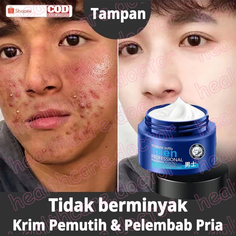 Cream Pemutih Wajah Pria Krim Pelembab Pemutih Wajah Pria Cream Anti penuaan Wajah Pria Serum Wajah 