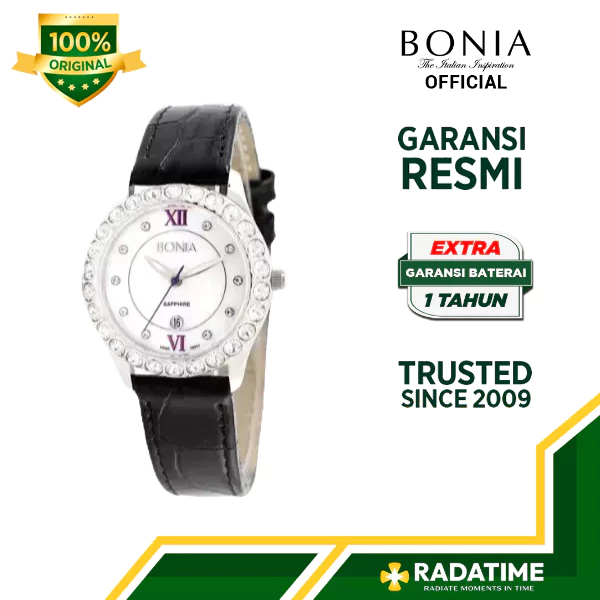 Jam Tangan Wanita Bonia Sapphire 100% Original B10011-2309S