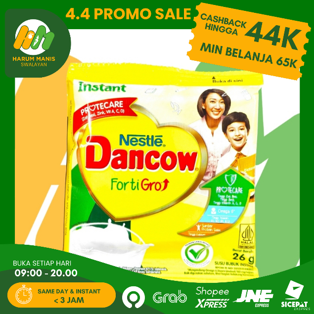 SUSU BUBUK DANCOW / DANCOW BUBUK SACHET 26GR