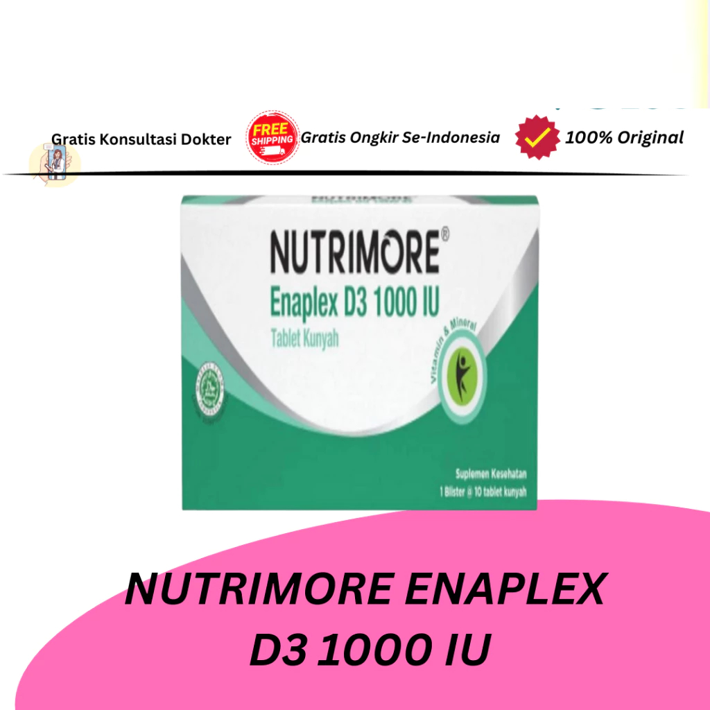 NUTRIMORE ENAPLEX D3 1000 IU