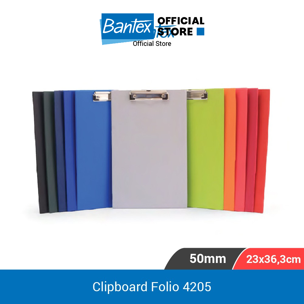 [Bantex Surabaya] Papan Jalan Bantex Clipboard Folio #4205