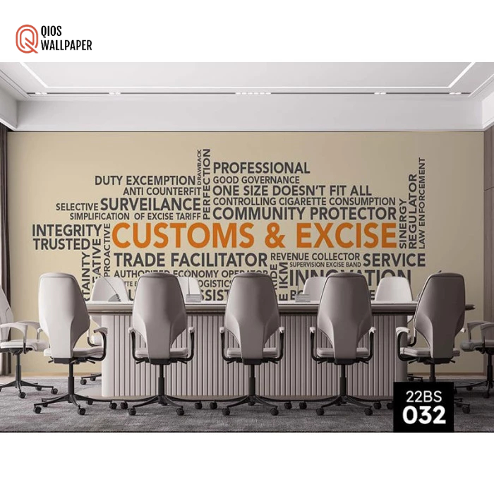 Wallpaper Dinding Premium Custom Mural Kata Motivasi Bisnis Positif Kantor