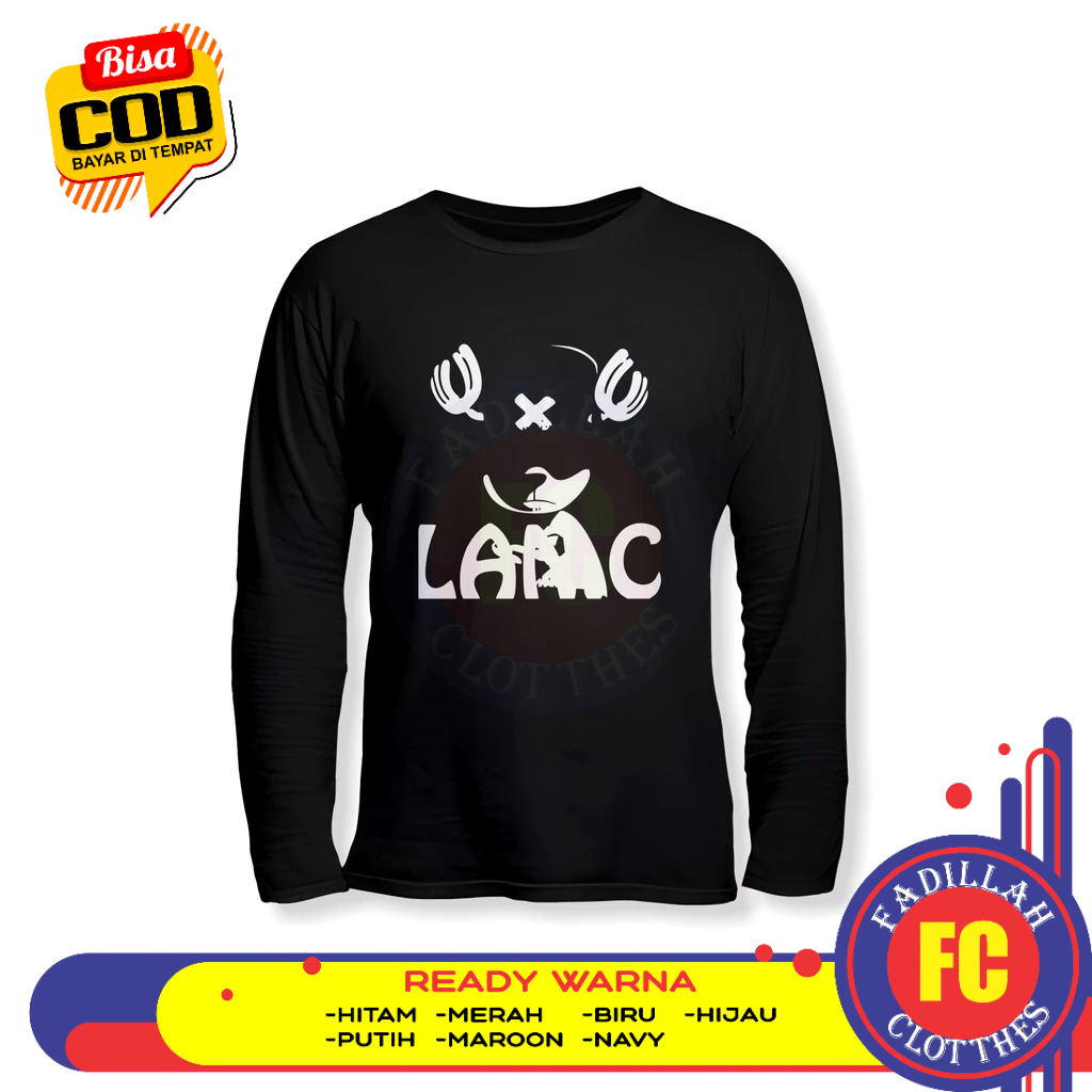 Baju Kaos anime one piece tony choper Lengan Panjang Baju Anime