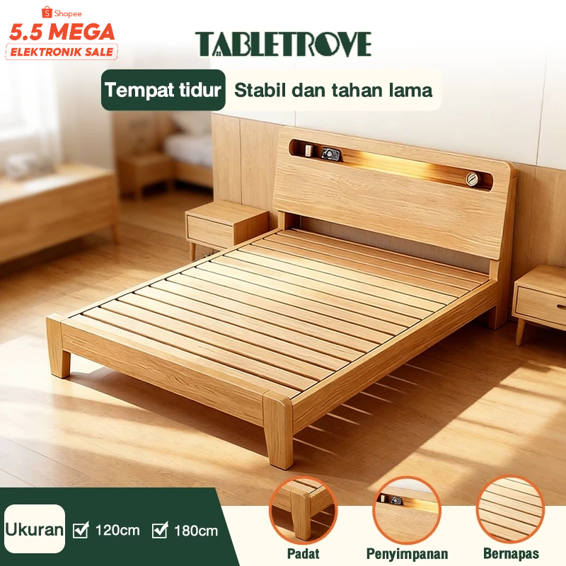 TABLETROVE Dipan Kayu Minimalis Dipan Tempat Tidur Dipan Tempat Tidur Dipan Minimalis Tempat Tidur