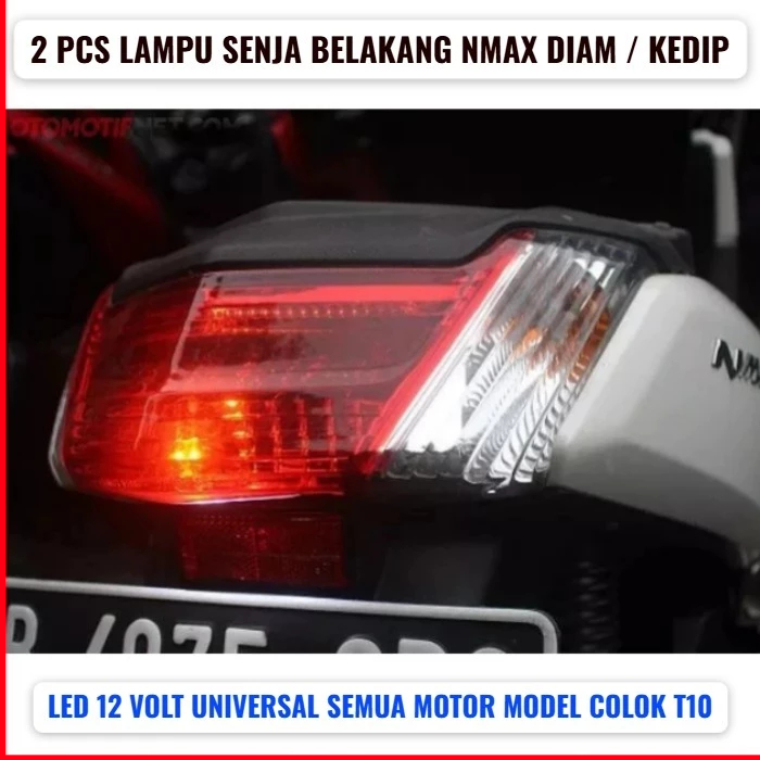 Paket Isi 2 -  Lampu Senja Belakang Nmax Kedip Lampu Senja Nmax Kedip Lampu Led Motor