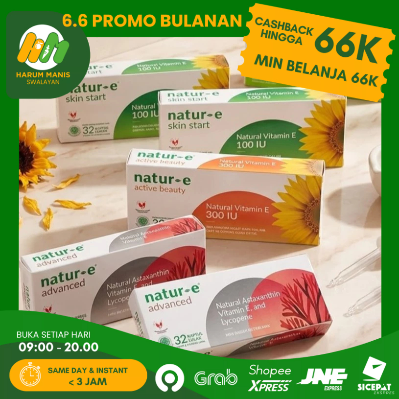 NATUR-E / VITAMIN NATUR-E / VITAMIN E UNTUK PERAWATAN KULIT