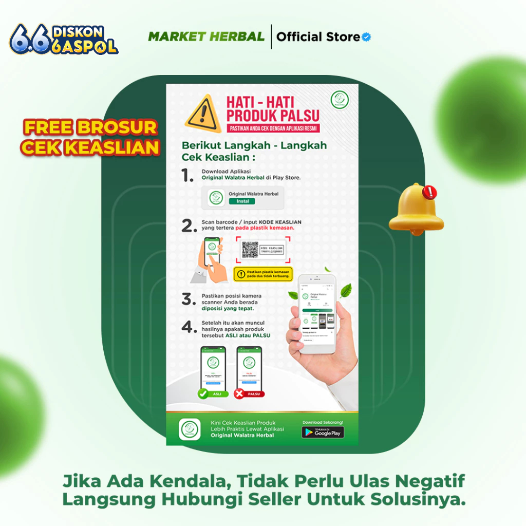 Brosur Cek Keaslian - SENDIFIT
