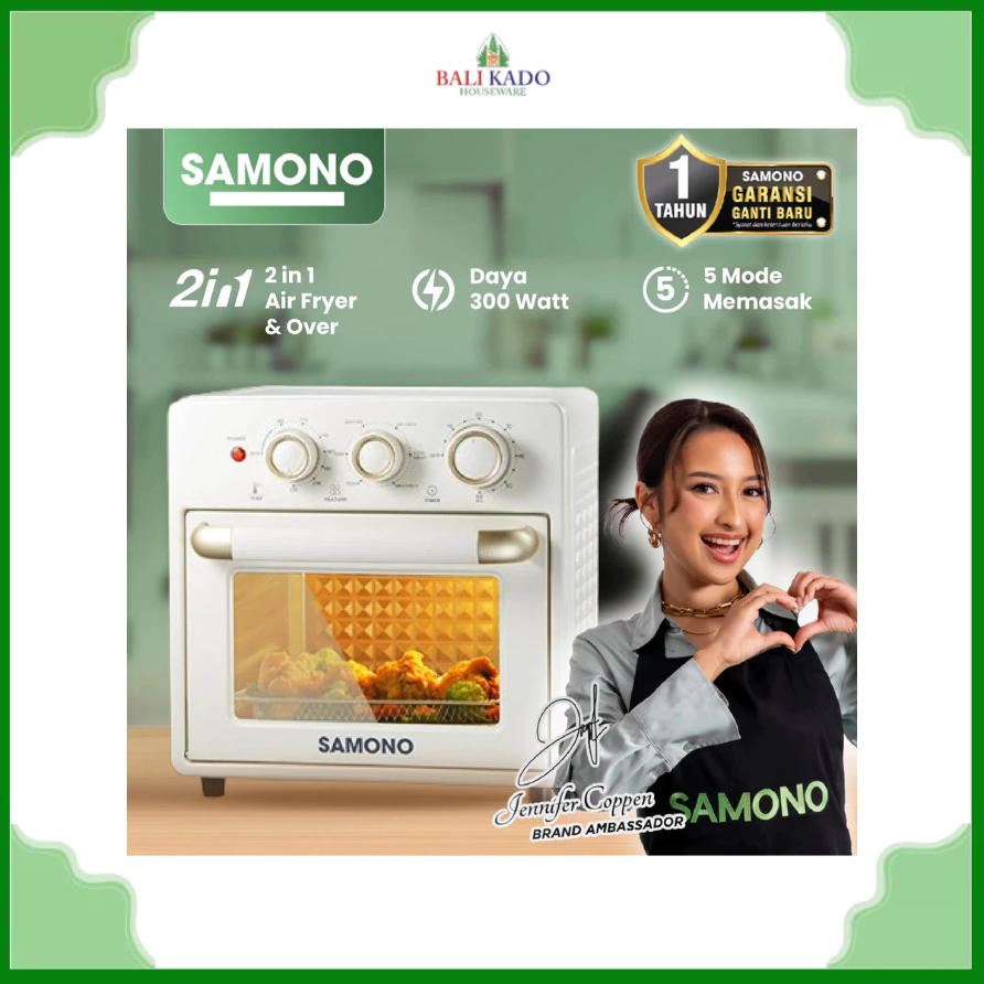 Samono Air Fryer Oven 18 Liter 350 Watt SW-AFV18 / Air Fryer Oven Kapasitas Besar Low Watt SW AFV 18