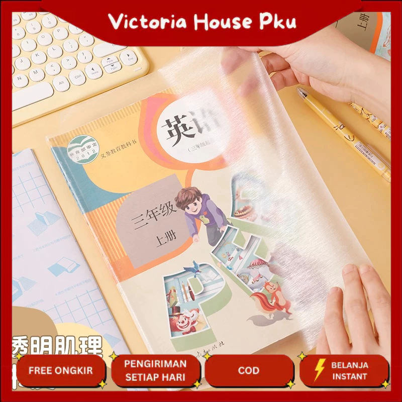 VHP - Self Adhesive Sampul Buku Stiker Self / Sampul Buku Tulis Sekolah Sticker Isi 10 Lembar