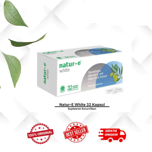NATUR-E WHITE 32 KAPSUL LUNAK / SUPLEMEN KECANTIKAN