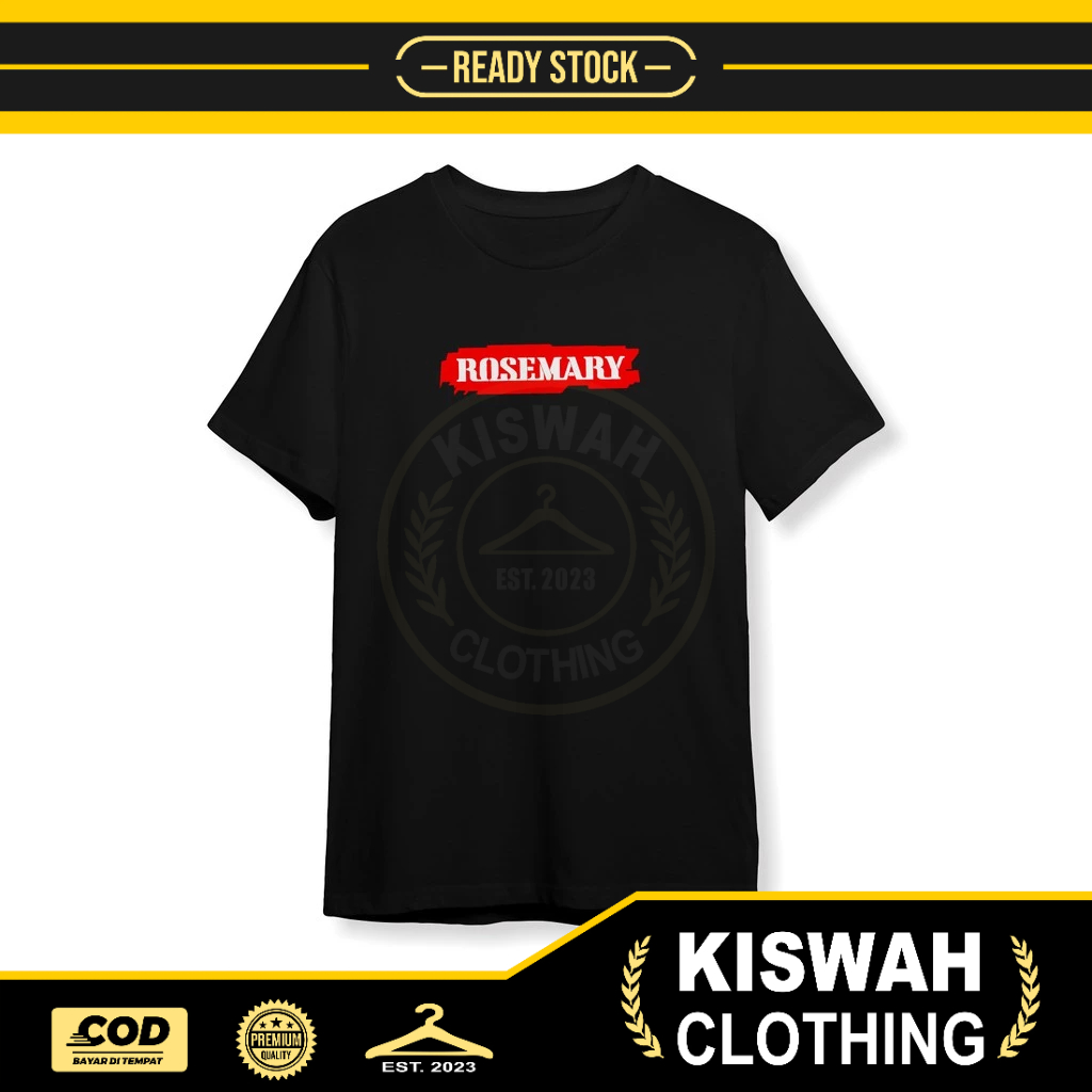 Kaos Tshirt Rosemary Baju Musik