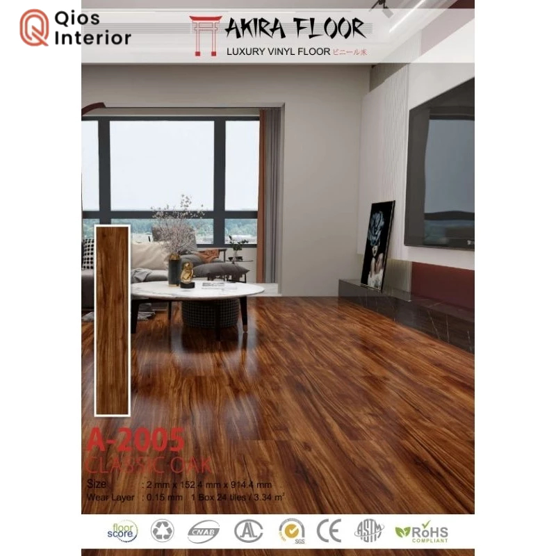 Vinyl Lantai Akira / Lantai Vinyl Plank 2mm Akira Harga Per Box Motif Kayu/ Vinyl Akira Floor