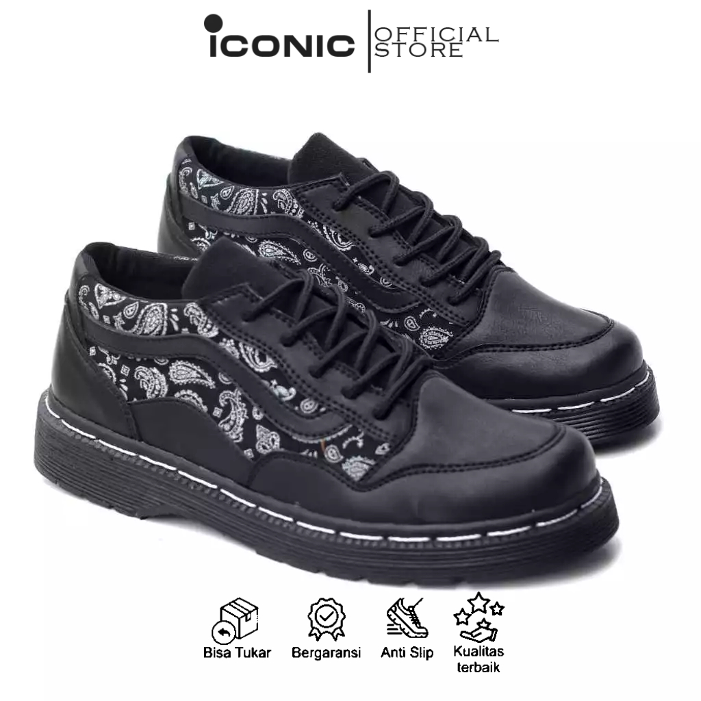 Sepatu Formal Pantofel Pria Hitam Casual Pria