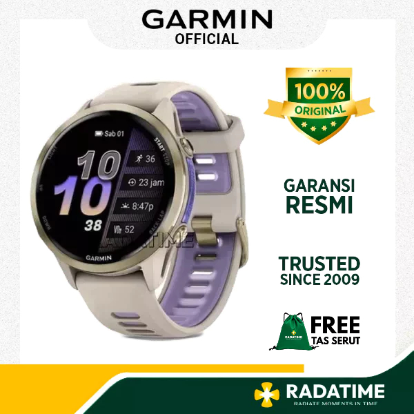 Jam Tangan Pria Garmin Forerunner 970 Gray 100% Original