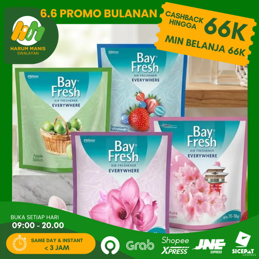 PENGHARUM RUANGAN GANTUNG BAYFRESH 70GR / BAYFRESH PENGHARUM RUANGAN 70GR