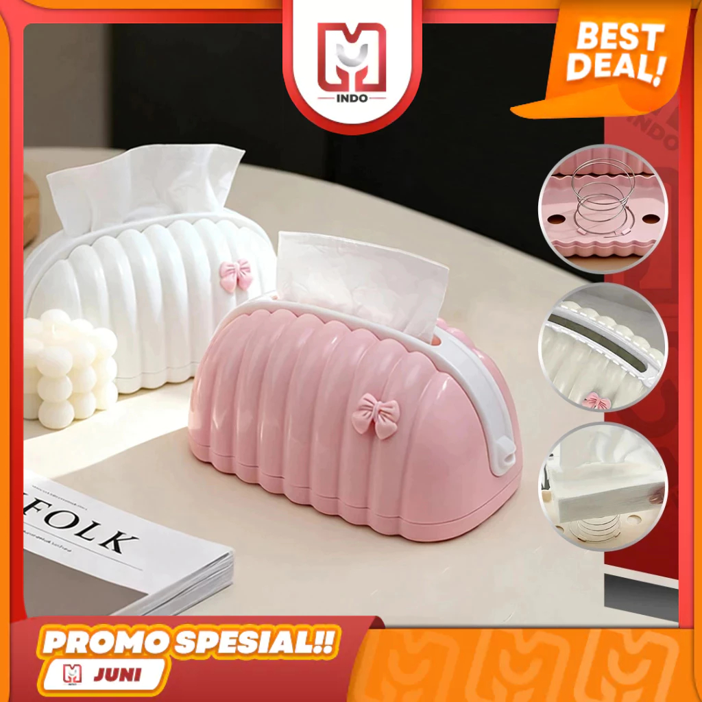 Tempat Tisu Mini Pouch Coquette D88 Kotak Tisu Lucu / Tempat Tissue Aesthetic