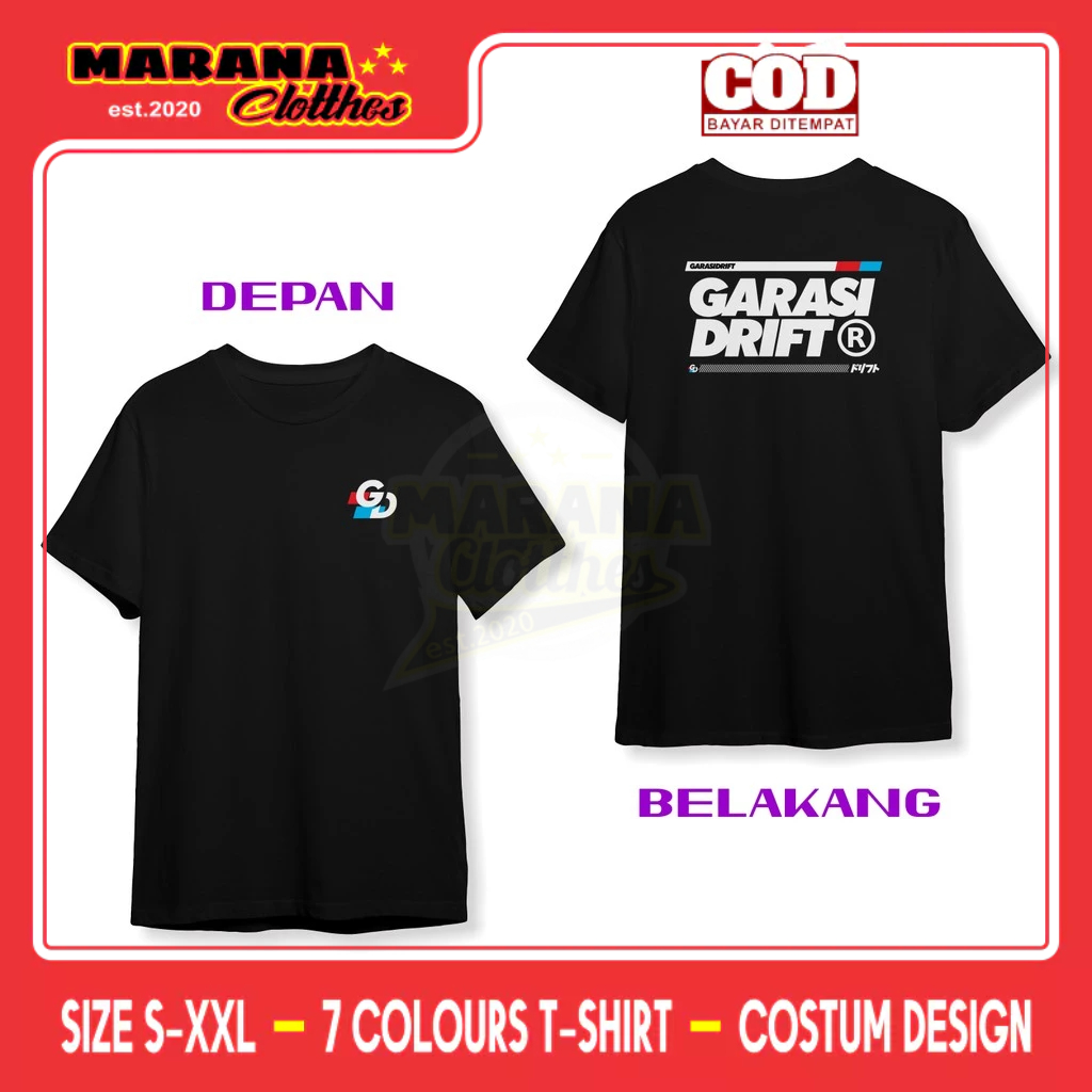 Kaos Garasi Drift Logo DB Kaos Distro