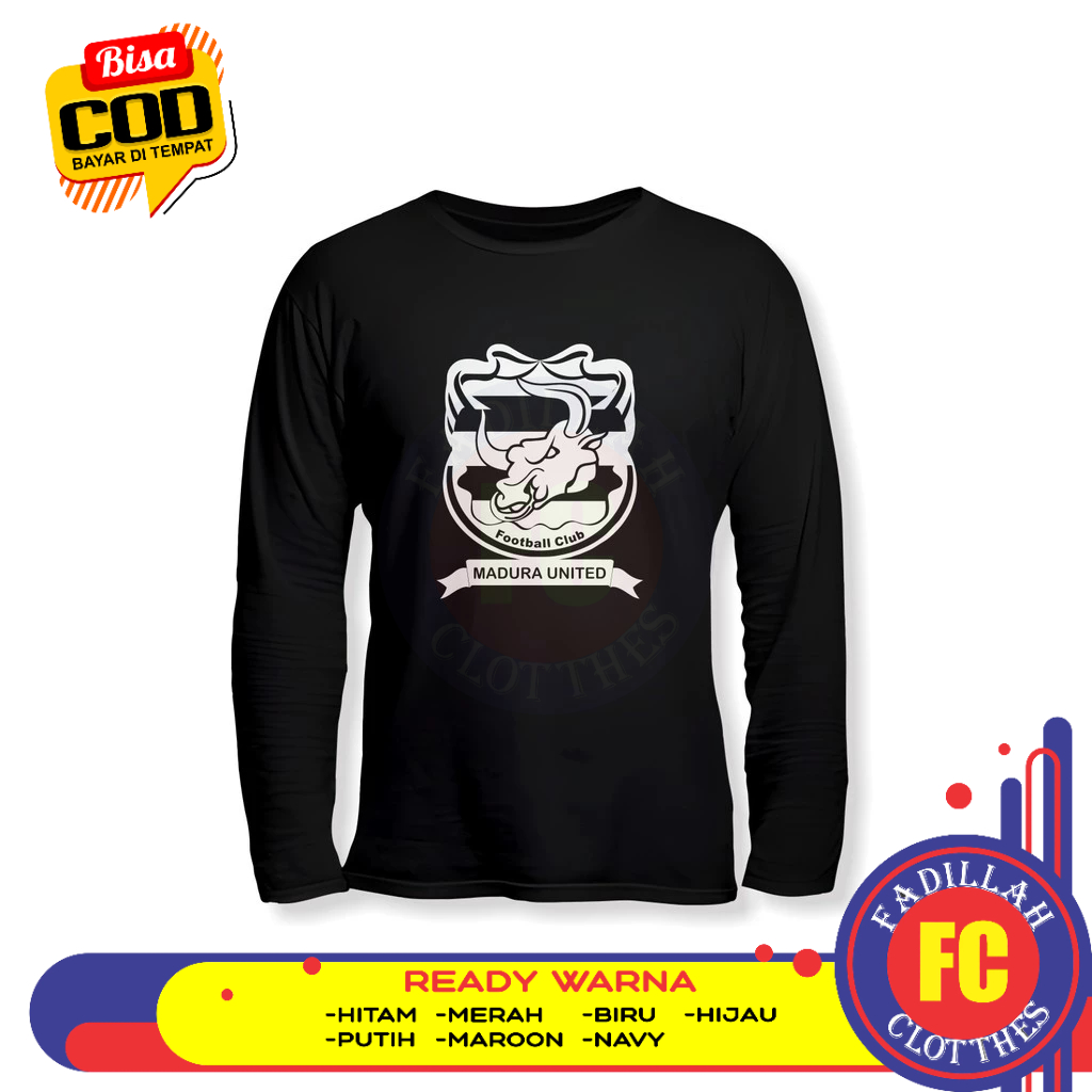 Baju Kaos Madura United Lengan Panjang Baju Sport