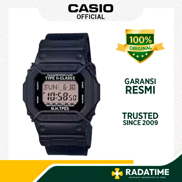 Jam Tangan Pria Casio G-Shock Standard Digital 100% Original Canvas DW-D5600NH-1DR