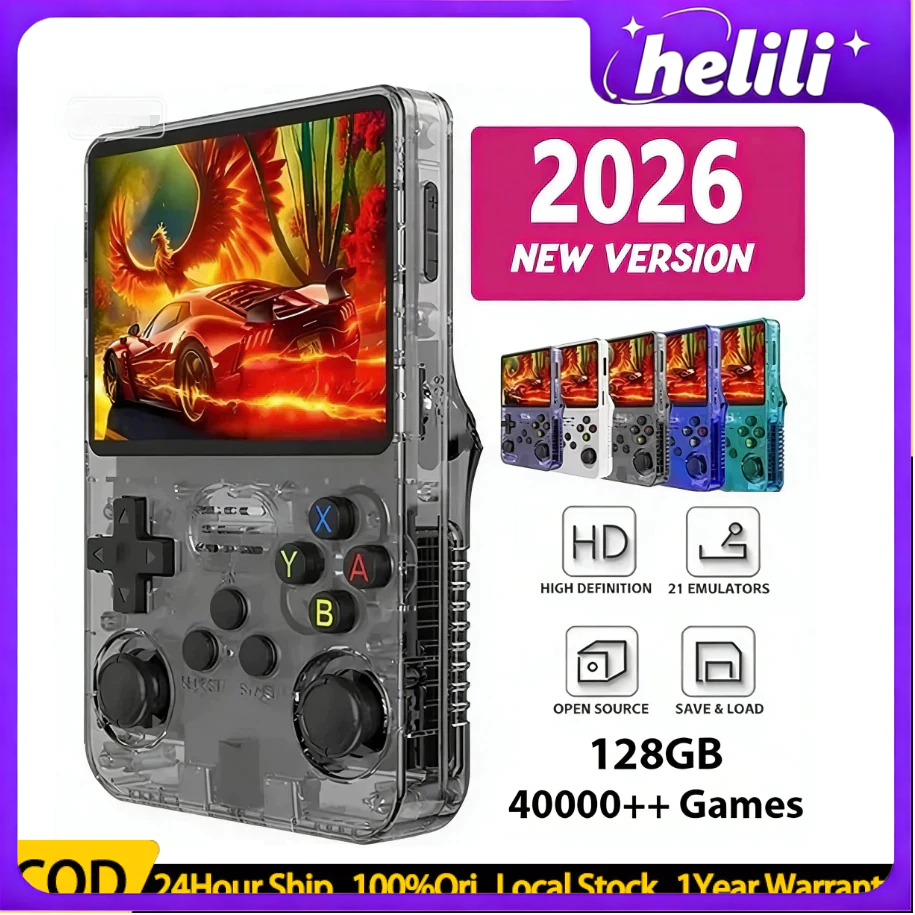 [COD]Game R36S 128gb Retro PSP Handheld Best Gaming Konsol Gameboy sega PSP PS1 Nintendo Gameboy