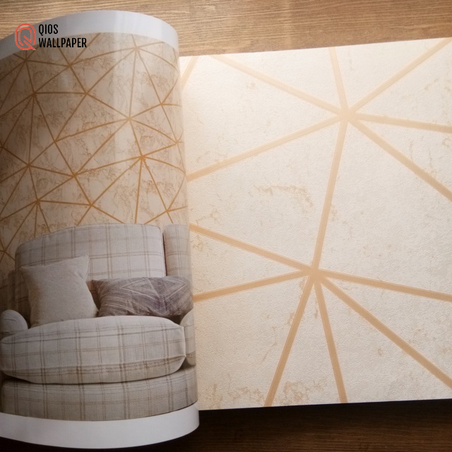 JUAL WALLPAPER DINDING MOTIF MARMER GRANIT GOLD 10 METER
