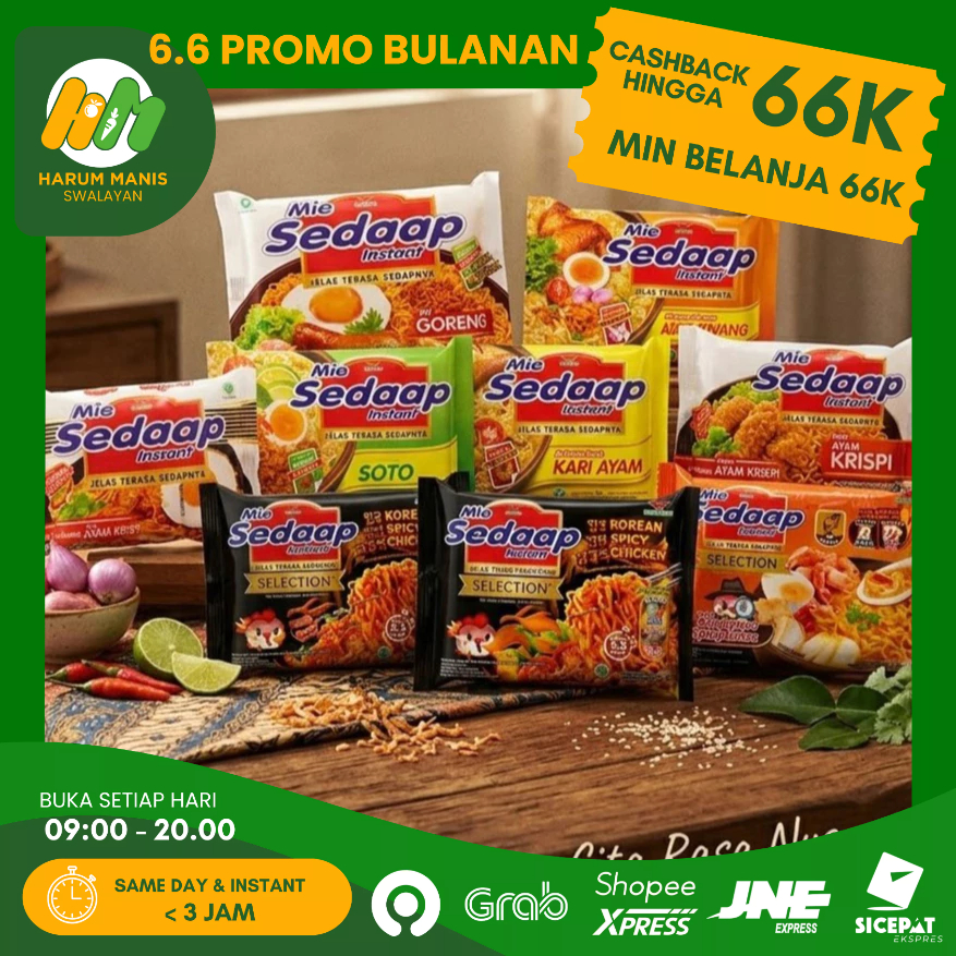 MIE SEDAAP / MIE SEDAAP GORENG / MIE SEDAAP KUAH