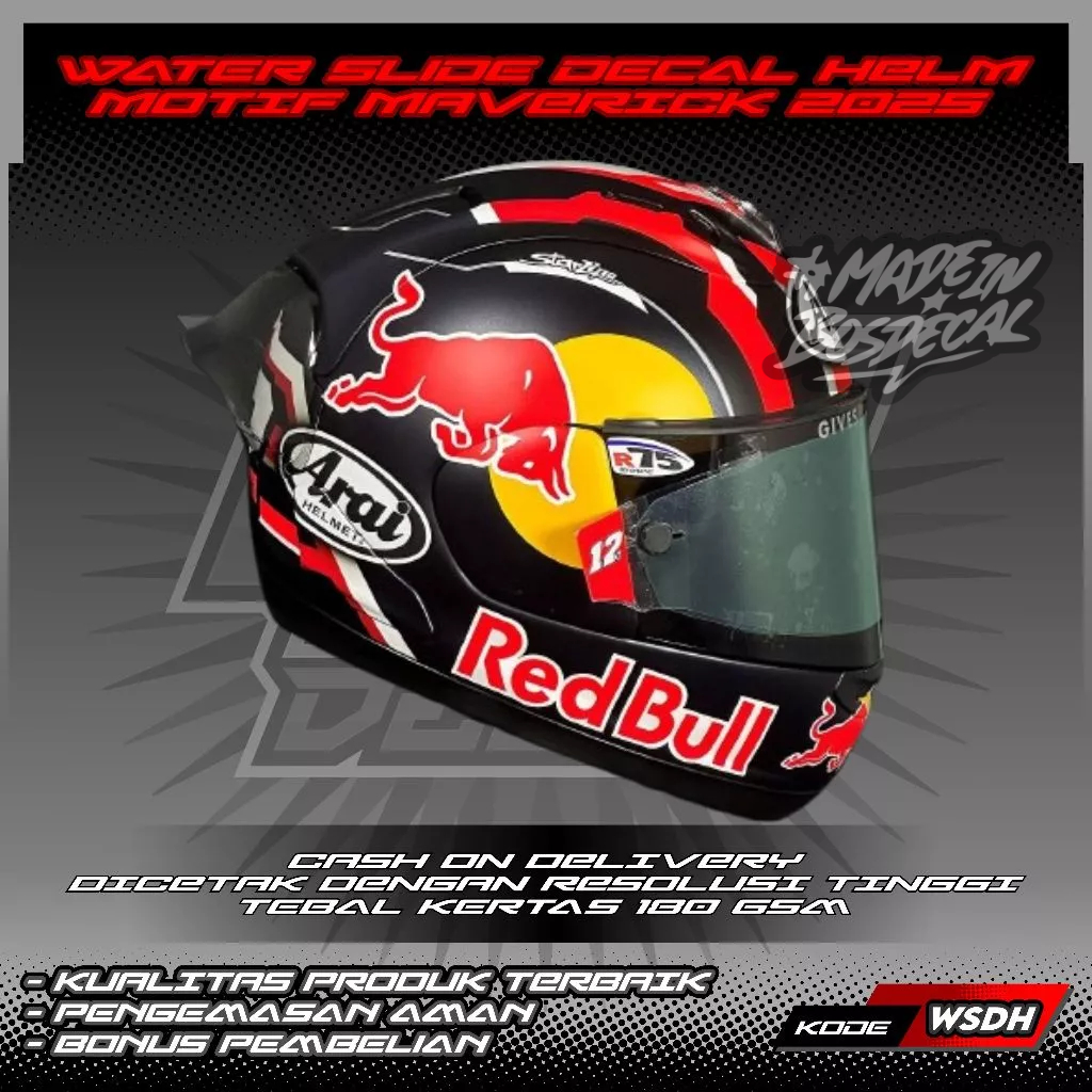 WATER SLIDE DECAL HELM MOTIF MAVERICK 2025