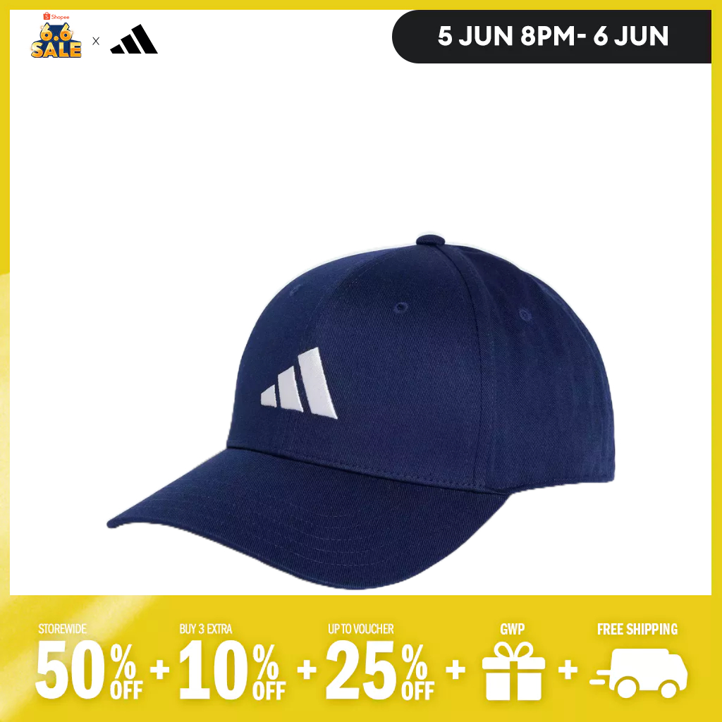 adidas Lifestyle New Logo Baseball Cap Unisex Blue JP0393