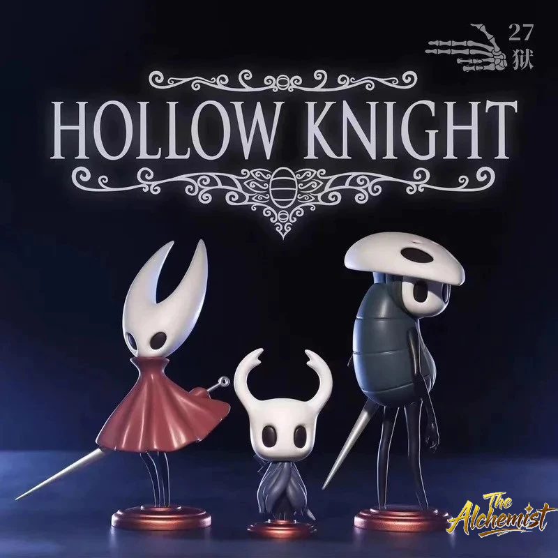 Action Figure Hollow Knight Silk Song - TA - Mini Set 3 The Knight Hornet Quirrel - Mainan Action Fi