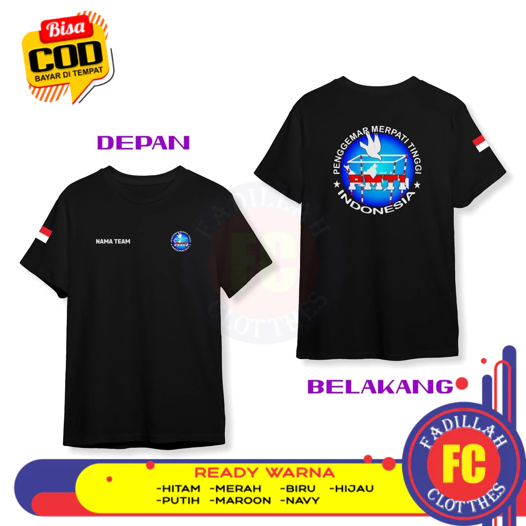Baju Kaos PMTI Penggemar Merpati Tinggi Indonesia Gratis Nama DB Kaos Distro