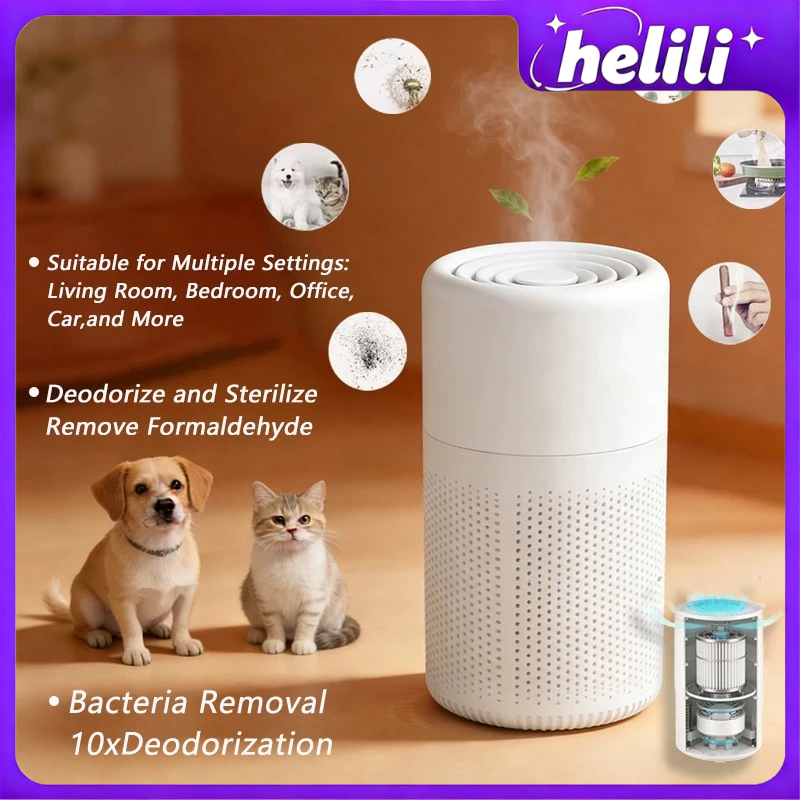 Air Purifier CREAROMA - Penyaring Udara, Deodorizer, Ion Negatif