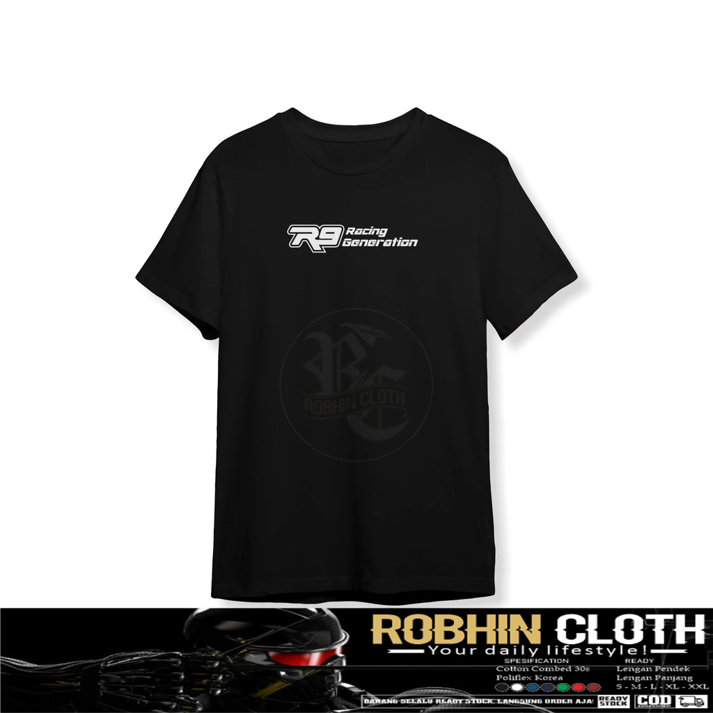 Kaos Baju R9 Racing Generation Baju Otomotif