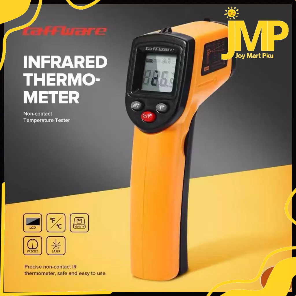 JMP - Taffware Thermogun Thermometer Industrial Laser Infrared NonContact - GM320 (CX6000 Series)