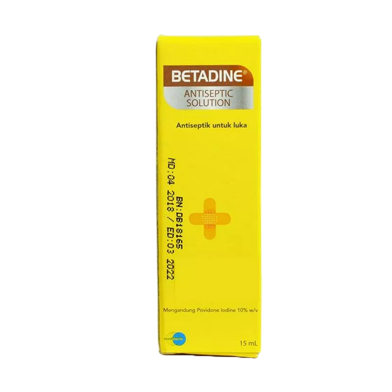 BETADINE ANTISEPTIC SOLUTION 15ML