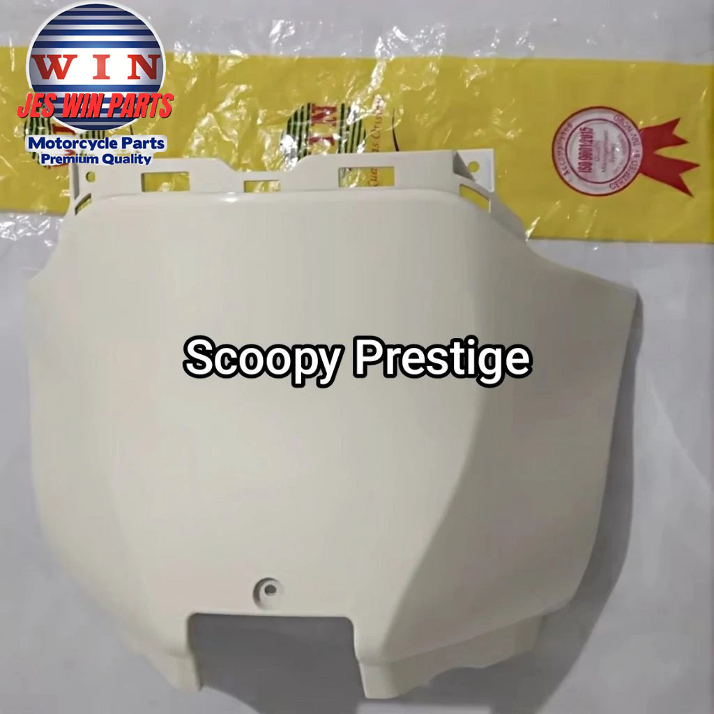 Cover Tangki Scoopy 2020 KREM CREAM  2021 2022 2023 Original WIN - COVER MESIN BAWAH JOK DEPAN