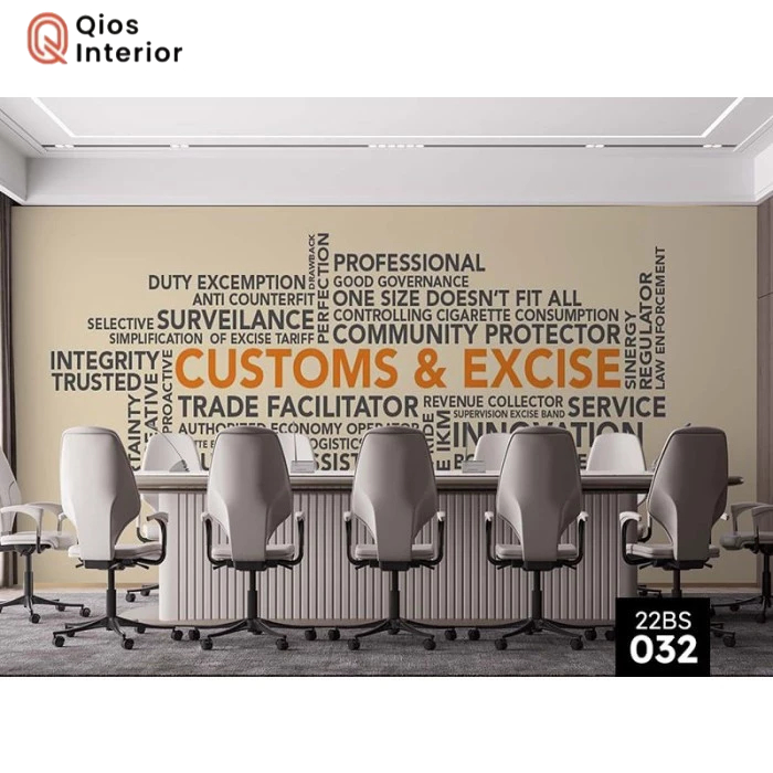 Wallpaper Dinding Premium Custom Mural Kata Motivasi Bisnis Positif Kantor