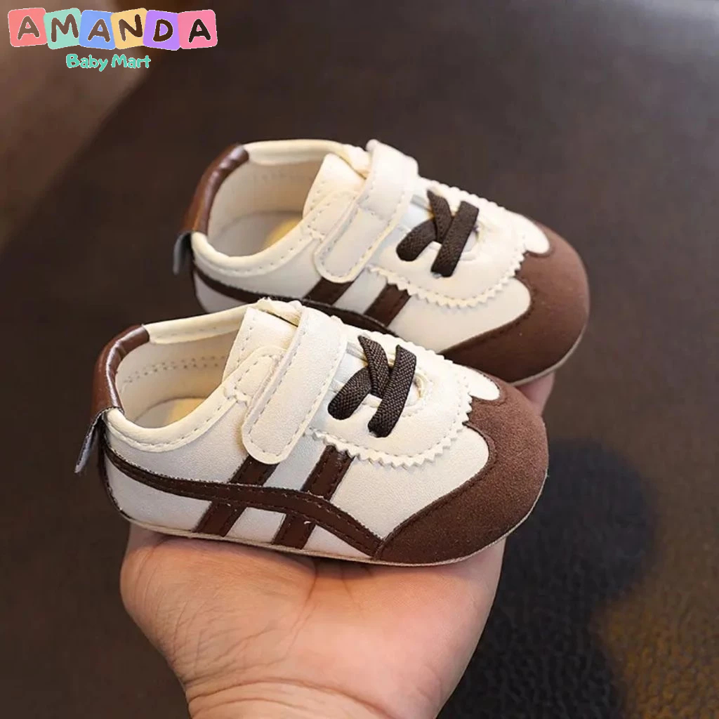 Sepatu Prewalker Bayi 0 12 Bulan Laki laki Terbaru Anti Slip Baby Cowok 0 6 Bulan