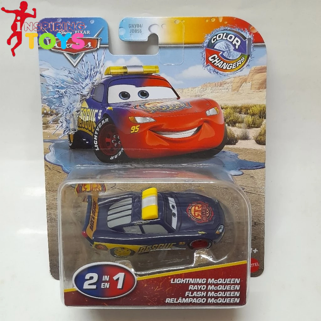 Disney Pixar Cars Color Changers Lightning Mcqueen Rayo