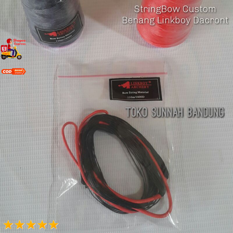 String busur panah string horsebow/longbow/recurve/bending custom